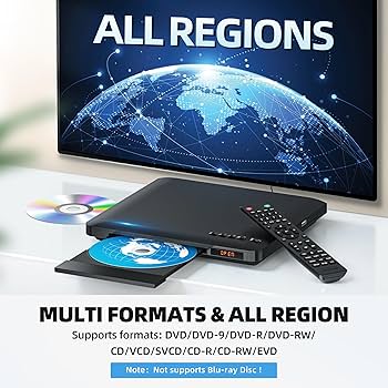 3LDK　DVD Amazon.com: DVD Players HDMI for TV, LONPOO Compact Multi